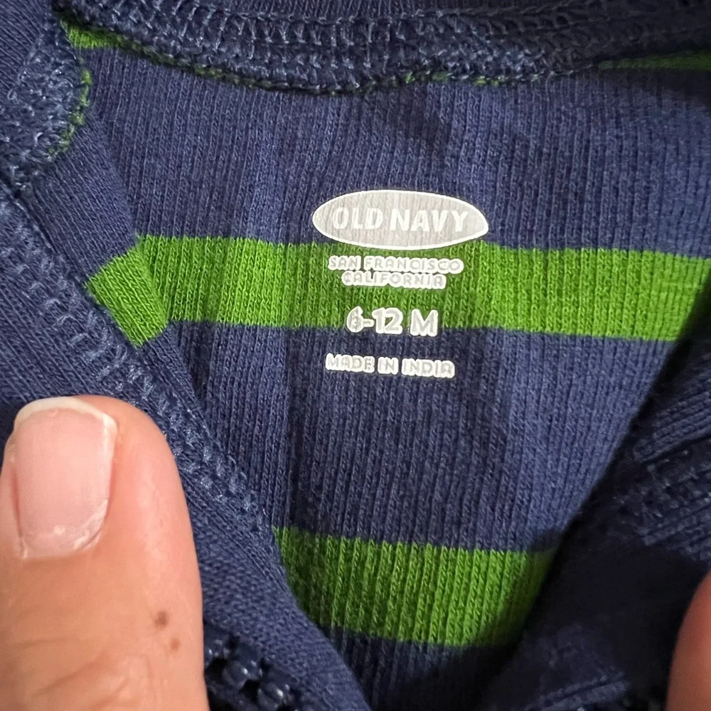 Infant Boys Sweater and Onesie 6-12M